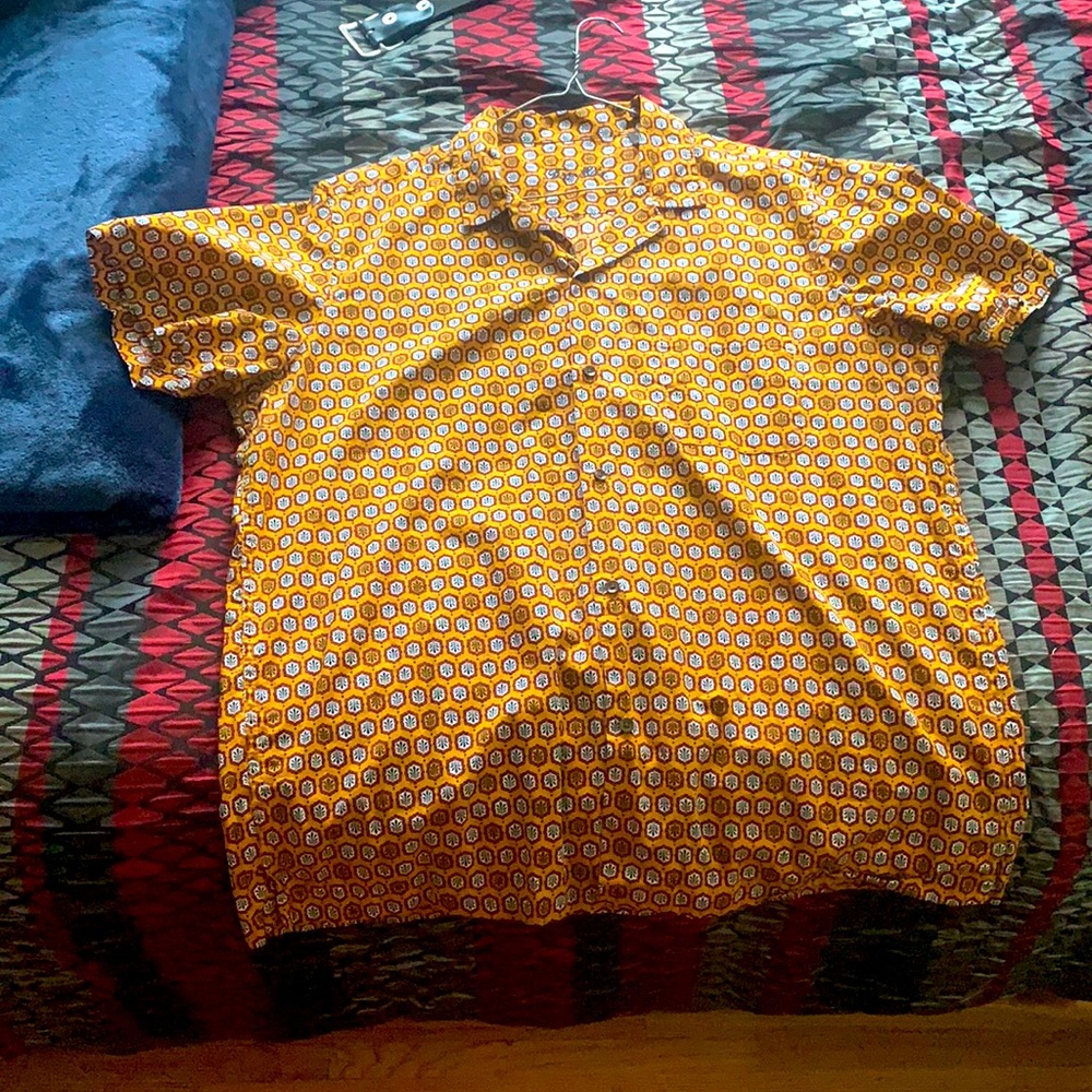 Tasso Elba Short Sleeve Button Up